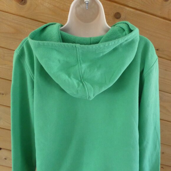 GAP LOGO Hoodie Sweatshirt Light Pastel Green Cotton Blend XL - Picture 7 of 9